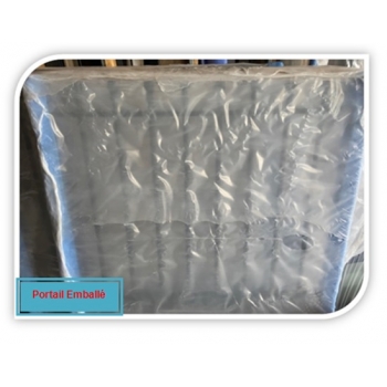 Portail Coulissant - Aluminium - largeur 3 m à 6 m - semi ajouré - Seychelles