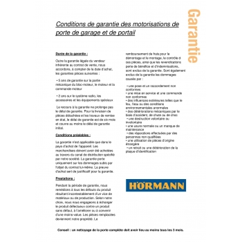Hormann - EL 301 - photocellules de sécurité