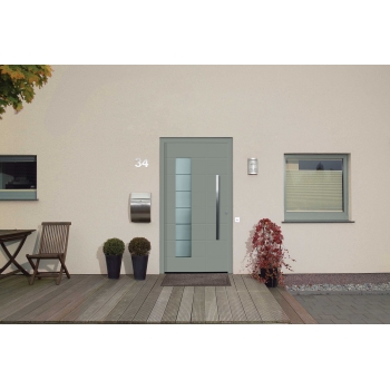 Hormann - Porte d'entrée Aluminium - THERMOSAFE - MOTIF 867