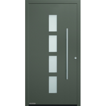 Hormann - Porte d'entrée Aluminium - THERMOSAFE - MOTIF 501