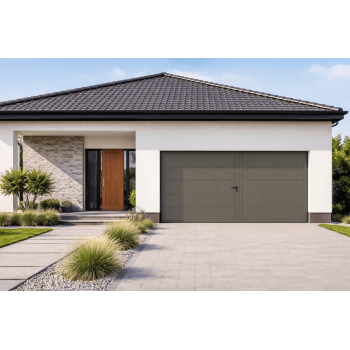 Porte de Garage Battante sur Mesure – Isolation 40 mm & Serrure 5 Points