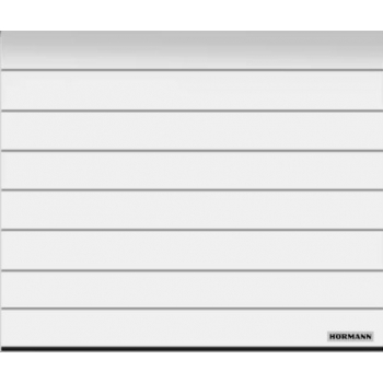 Porte de Garage Sectionnelle Motorisée - Rainures M lisse mat-Hormann-livrée
