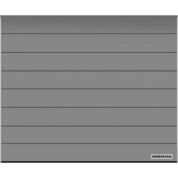 Porte de Garage Sectionnelle Motorisée - Rainures M lisse mat-Hormann-livrée