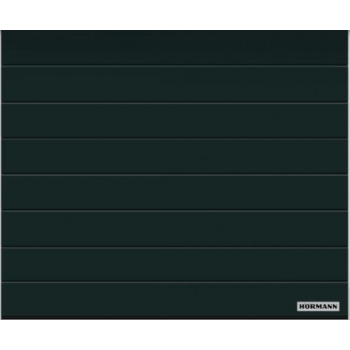 Porte de Garage Sectionnelle Motorisée - Rainures M lisse mat-Hormann-livrée