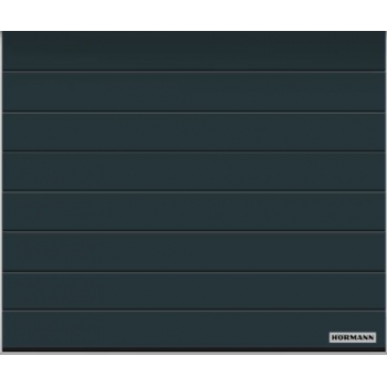 Porte de Garage Sectionnelle Motorisée - Rainures M lisse mat-Hormann-livrée