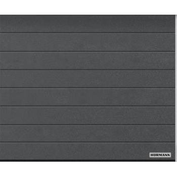 Porte de Garage Sectionnelle Motorisée - Rainures M lisse mat-Hormann-livrée