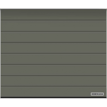 Porte de Garage Sectionnelle Motorisée - Rainures M lisse mat-Hormann-livrée